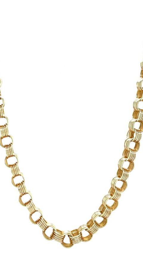 Vintage 14K Gold Fancy Necklace